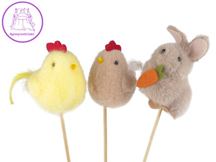 Zápich velikonoční kuřátko, zajíček