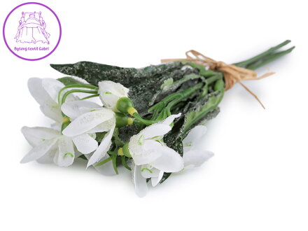 Umělé sněženky s efektem námrazy