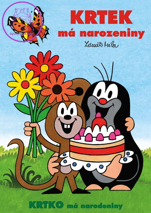 AKIM Omalovánky A4 (Krteček) Krtek má narozeniny 2