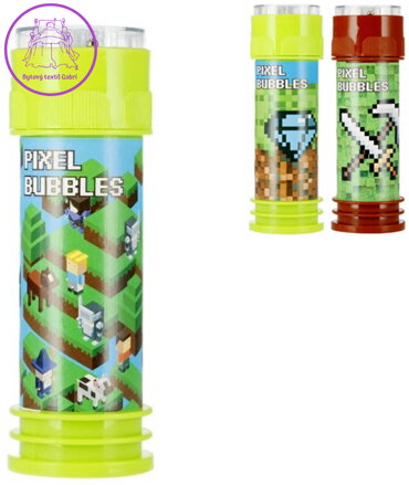 Bublifuk My Bubble Pixel 55ml dětský bublifukovač s kuličkovým bludištěm ve víčku Bublifuk My Bubble Pixel 55ml dětský bublifukovač s kuličkovým bludištěm ve víčku