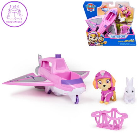 SPIN MASTER Air Rescue set letadlo + figurka Skye Tlapková Patrola