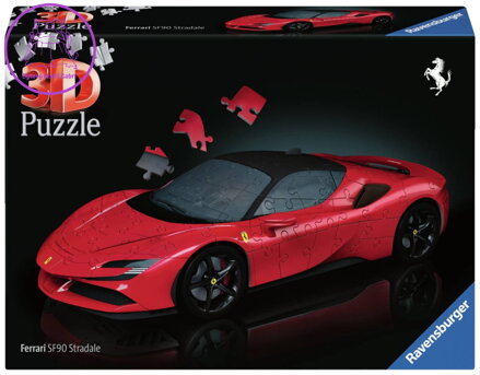 RAVENSBURGER Puzzle 3D Auto Ferrari SF 90 Stradale 108 dílků