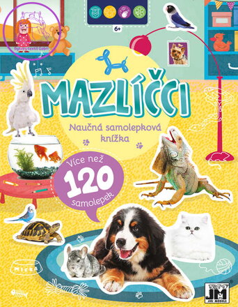 JIRI MODELS Naučná samolepková knížka Mazlíčci