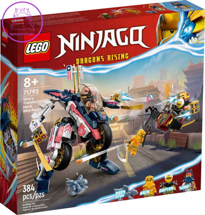 LEGO NINJAGO Sora a její transformační motorobot 71792 STAVEBNICE