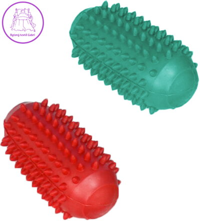 Válec masážní reflexní 13cm stimulační ježek s bodlinkami 2 barvy plast