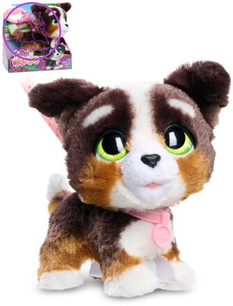 FurReal Wag-A-Lot Bernardýn pes interaktivní na vodítku na baterie Zvuk