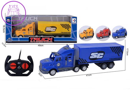 RC Auto nákladní s kontejnerem na vysílačku