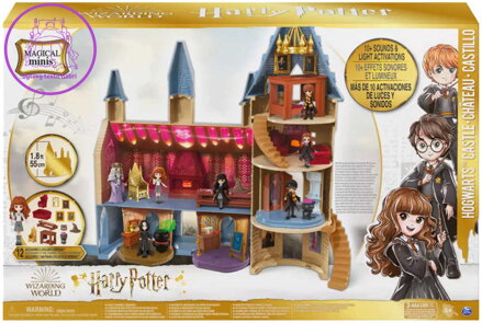 SPIN MASTER Hrad Harry Potter set s figurkou a doplňky na baterie Světlo Zvuk