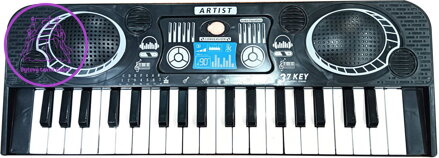 Piáno elektronický klavír 37 kláves dětský keyboard na baterie Zvuk