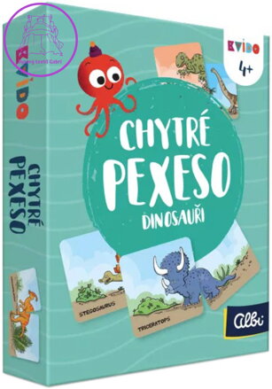 ALBI HRA Kvído Chytré pexeso 2 Dinosauři *SPOLEČENSKÉ HRY*