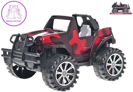 Auto terénní 19cm off-road na setrvačník velká kola plast