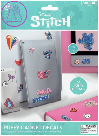 Paladone samolepky reliéfní Disney Lilo a Stitch plastické 37ks
