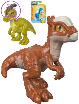 FISHER PRICE Figurka plastová dinosaurus ve vejci Jurský svět 9 druhů