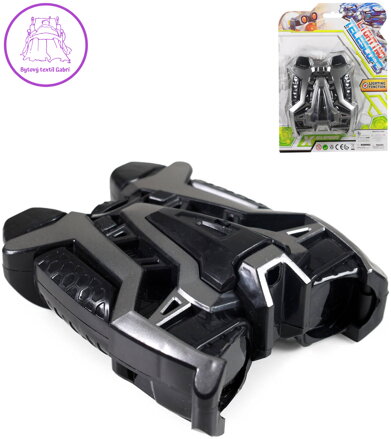 Dalekohled dětský plastový triedr černý na baterie Světlo