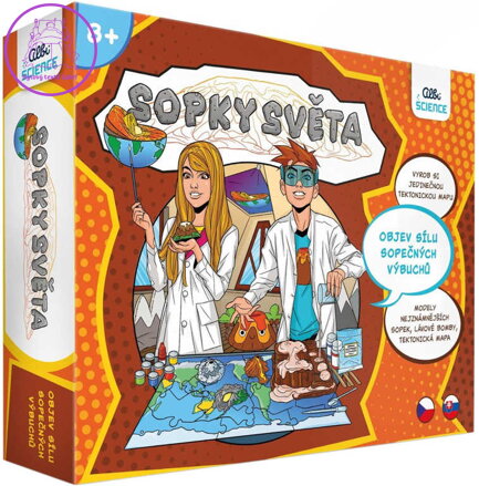 ALBI Science Sopky světa experimentální vědecký set pro děti