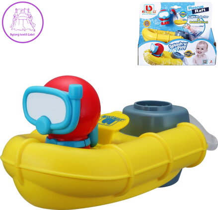 BBURAGO Junior baby člun záchranářský do vody do vany na baterie Světlo