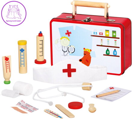 BINO Kufřík doktorský malý zvěrolékař dětské lékařské potřeby