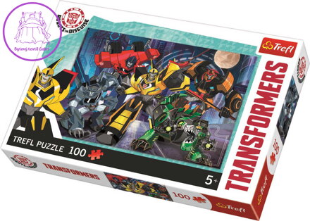 TREFL PUZZLE Transformers Autoboti skládačka 41x27,5cm 100 dílků