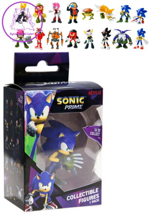 Ježek Sonic Prime (Sonic the Hedgehog) figurka plastová 16 druhů