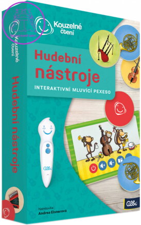 ALBI Kouzelné čtení hra Pexeso interaktivní Hudební nástroje