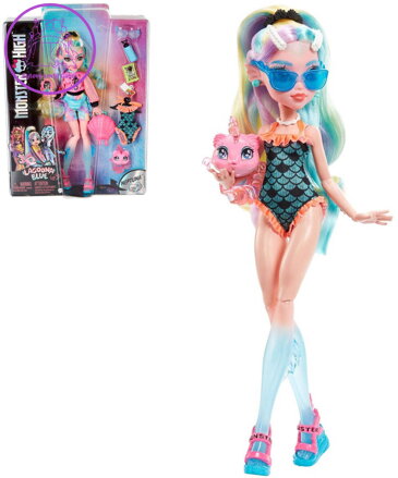 MATTEL MONSTER HIGH Panenka monsterka Lagoona Blue set s fashion doplňky
