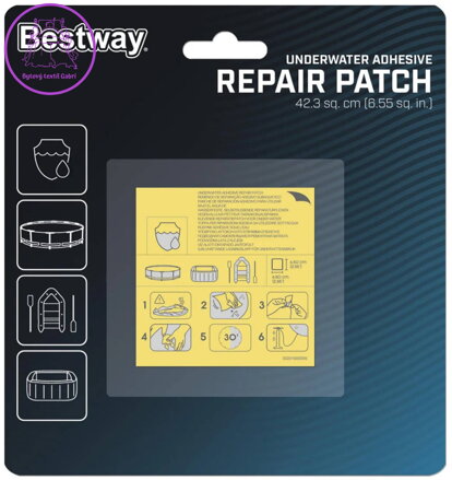 BESTWAY Záplaty lepící opravná sada na nafukovačky 62091