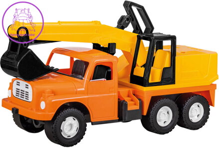 DINO Tatra auto žluto-oranžové T148 Bagr 72cm na písek plast