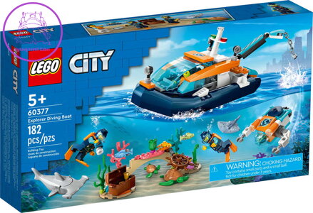LEGO CITY Průzkumná ponorka potápěčů 60377 STAVEBNICE
