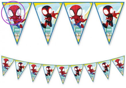 PROCOS Girlanda vlaječková Spidey ozdobný závěs dekorace na párty