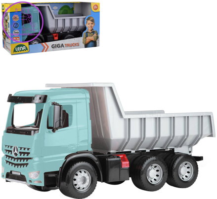 LENA GIGA TRUCKS Auto nákladní sklápěč Arocs tyrkysový funkční