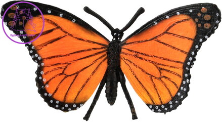 Motýl Monarcha stěhovavý (babočka) 11cm zvířátko plastová figurka Zooted