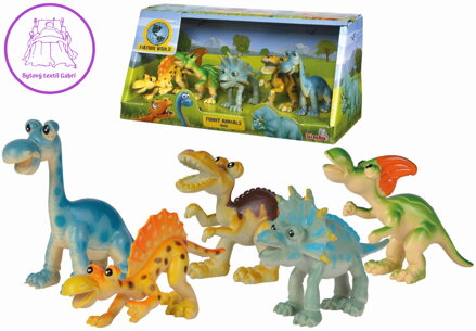 SIMBA Zvířátka veselá Dinosauři set 5ks 9-11cm plast v krabici