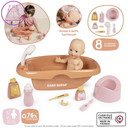 SMOBY Baby Nurse Vanička pro panenky s příslušenstvím