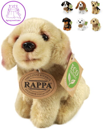 PLYŠ Pes sedící 12cm Eco-Friendly *PLYŠOVÉ HRAČKY*