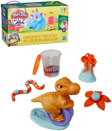 HASBRO PLAY-DOH Dinosauří svět herní set modelína s nástroji 2 druhy