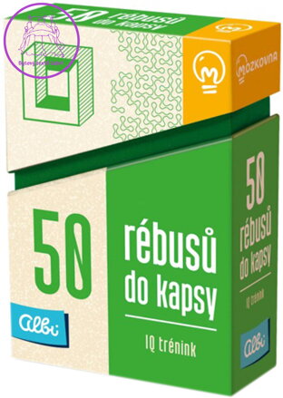 ALBI Mozkovna 50 rébusů do kapsy IQ trénink