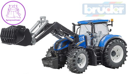 BRUDER 03121 Traktor New Holland T7.315 s čelním nakladačem 1:16 plast