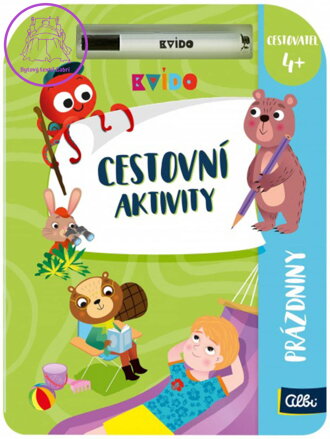 ALBI Kvído Cestovní aktivity Prázdniny tématický sešit s mazatelným fixem