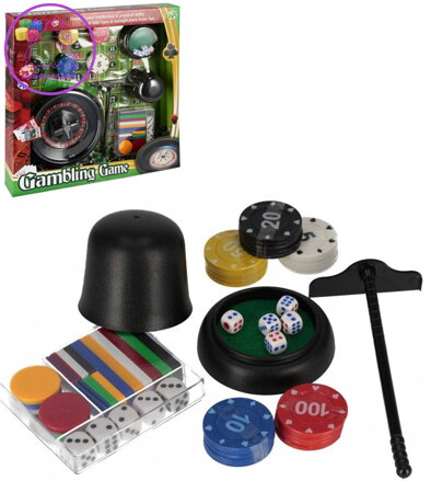 HRA Dětská ruleta / Kostky 2v1 *SPOLEČENSKÉ HRY*