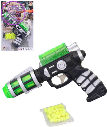 Pistole speciálních sil dětská plastová zbraň na kuličky set s náboji 100ks
