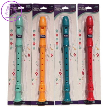 Flétna 32cm na kartě 4 barvy