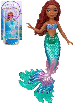 MATTEL Panenka Ariel Disney Malá Mořská Víla v krabici