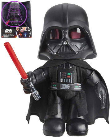PLYŠ STAR WARS Darth Vader s měničem hlasu na baterie Světlo Zvuk