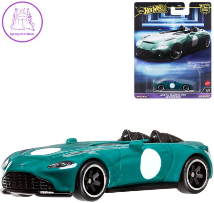 MATTEL HOT WHEELS Prémiové auto Aston Martin V12 Speedster velikáni kov