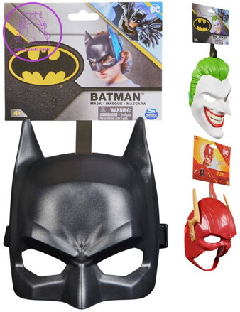 SPIN MASTER Maska na obličej DC Batman akční hrdina 3 druhy