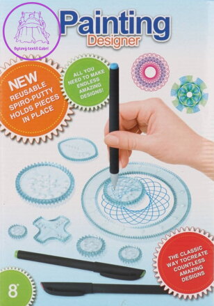 Spirograf inspiro kreslení mandal kreativní set šablony na obkreslování