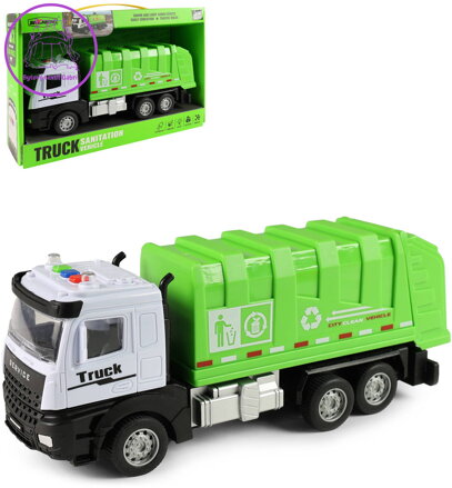 Auto popeláři zelené na setrvačník na baterie Světlo Zvuk