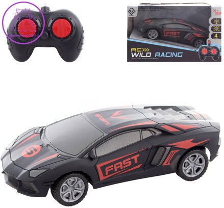 RC Auto sportovní závodnička na vysílačku 1:28 plná funkce na baterie