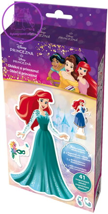 JIRI MODELS Magnetické oblékání + omalovánky Disney Princezny Ariel