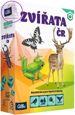 ALBI HRA Chytré kostky Zvířata *SPOLEČENSKÉ HRY*